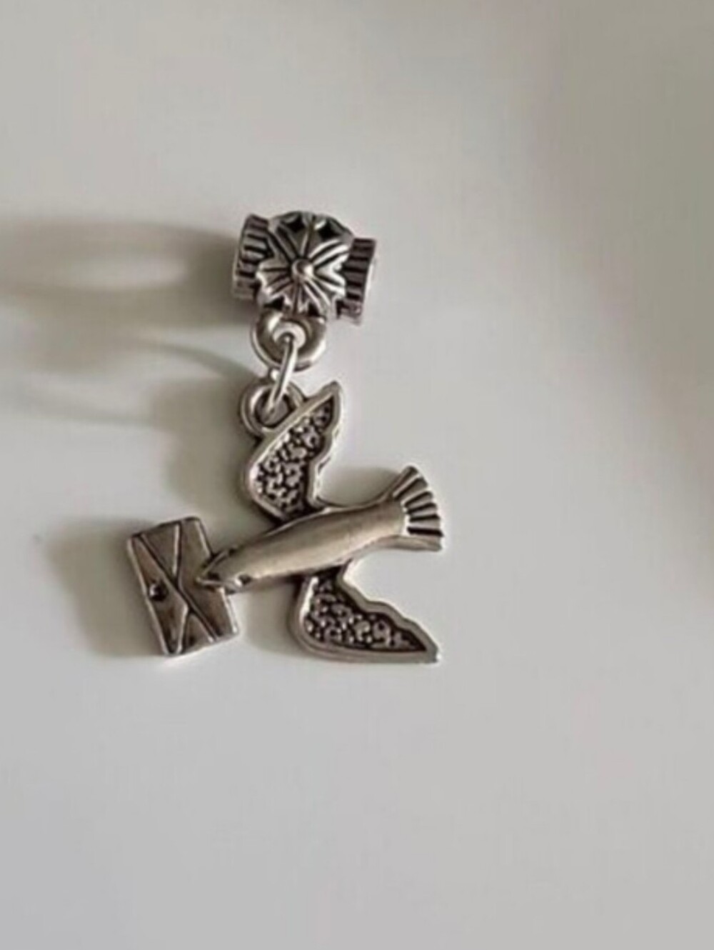 Bird Charm for European Style Bracelets Fits Pandora Systems